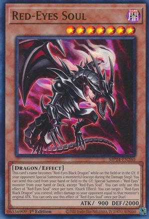 Red-Eyes Soul (MP24-EN260) - 25th Anniversary Tin: Dueling Mirrors 1st Edition - Premium Yugioh Single from Konami - Just $0.50! Shop now at Game Crave Tournament Store