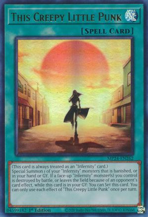 This Creepy Little Punk (MP24-EN262) - 25th Anniversary Tin: Dueling Mirrors 1st Edition - Premium Yugioh Single from Konami - Just $0.25! Shop now at Game Crave Tournament Store