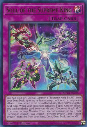 Soul of the Supreme King (MP24-EN268) - 25th Anniversary Tin: Dueling Mirrors 1st Edition - Premium Yugioh Single from Konami - Just $0.25! Shop now at Game Crave Tournament Store