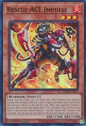 Rescue-ACE Impulse (MP24-EN277) - 25th Anniversary Tin: Dueling Mirrors 1st Edition - Premium Yugioh Single from Konami - Just $0.25! Shop now at Game Crave Tournament Store
