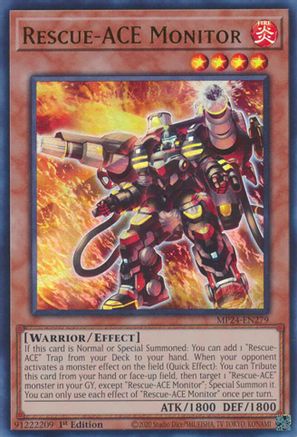 Rescue-ACE Monitor (MP24-EN279) - 25th Anniversary Tin: Dueling Mirrors 1st Edition - Premium Yugioh Single from Konami - Just $0.25! Shop now at Game Crave Tournament Store