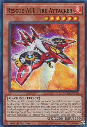 Rescue-ACE Fire Attacker (MP24-EN280) - 25th Anniversary Tin: Dueling Mirrors 1st Edition - Premium Yugioh Single from Konami - Just $0.25! Shop now at Game Crave Tournament Store
