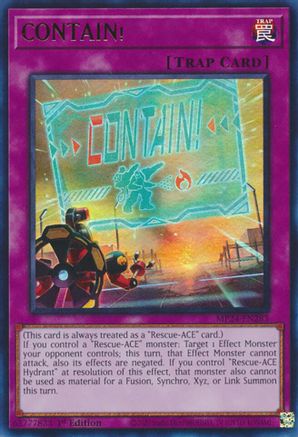 CONTAIN! (MP24-EN283) - 25th Anniversary Tin: Dueling Mirrors 1st Edition - Premium Yugioh Single from Konami - Just $0.25! Shop now at Game Crave Tournament Store