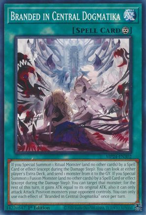 Branded in Central Dogmatika (MP24-EN302) - 25th Anniversary Tin: Dueling Mirrors 1st Edition - Premium Yugioh Single from Konami - Just $0.25! Shop now at Game Crave Tournament Store