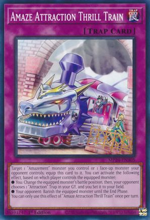Amaze Attraction Thrill Train (MP24-EN305) - 25th Anniversary Tin: Dueling Mirrors 1st Edition - Premium Yugioh Single from Konami - Just $0.25! Shop now at Game Crave Tournament Store