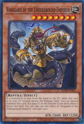Vanguard of the Underground Emperor (MP24-EN307) - 25th Anniversary Tin: Dueling Mirrors 1st Edition - Premium Yugioh Single from Konami - Just $0.25! Shop now at Game Crave Tournament Store