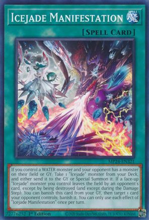Icejade Manifestation (MP24-EN321) - 25th Anniversary Tin: Dueling Mirrors 1st Edition - Premium Yugioh Single from Konami - Just $0.25! Shop now at Game Crave Tournament Store
