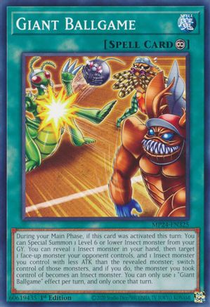 Giant Ballgame (MP24-EN325) - 25th Anniversary Tin: Dueling Mirrors 1st Edition - Premium Yugioh Single from Konami - Just $0.25! Shop now at Game Crave Tournament Store