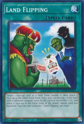 Land Flipping (MP24-EN327) - 25th Anniversary Tin: Dueling Mirrors 1st Edition - Premium Yugioh Single from Konami - Just $0.25! Shop now at Game Crave Tournament Store