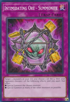 Intimidating Ore - Summonite (MP24-EN334) - 25th Anniversary Tin: Dueling Mirrors 1st Edition - Premium Yugioh Single from Konami - Just $0.25! Shop now at Game Crave Tournament Store