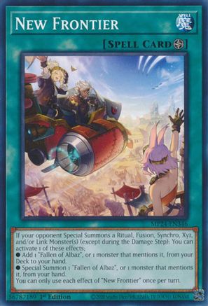 New Frontier (MP24-EN346) - 25th Anniversary Tin: Dueling Mirrors 1st Edition - Premium Yugioh Single from Konami - Just $0.25! Shop now at Game Crave Tournament Store