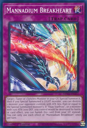 Mannadium Breakheart (MP24-EN352) - 25th Anniversary Tin: Dueling Mirrors 1st Edition - Premium Yugioh Single from Konami - Just $0.25! Shop now at Game Crave Tournament Store