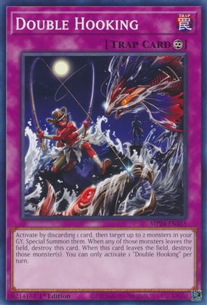 Double Hooking (MP24-EN355) - 25th Anniversary Tin: Dueling Mirrors 1st Edition - Premium Yugioh Single from Konami - Just $0.25! Shop now at Game Crave Tournament Store