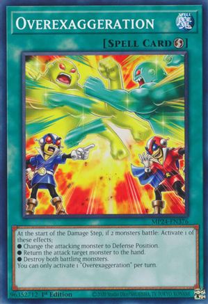 Overexaggeration (MP24-EN376) - 25th Anniversary Tin: Dueling Mirrors 1st Edition - Premium Yugioh Single from Konami - Just $0.25! Shop now at Game Crave Tournament Store