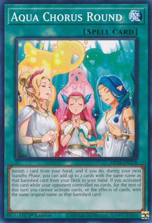 Aqua Chorus Round (MP24-EN378) - 25th Anniversary Tin: Dueling Mirrors 1st Edition - Premium Yugioh Single from Konami - Just $0.25! Shop now at Game Crave Tournament Store