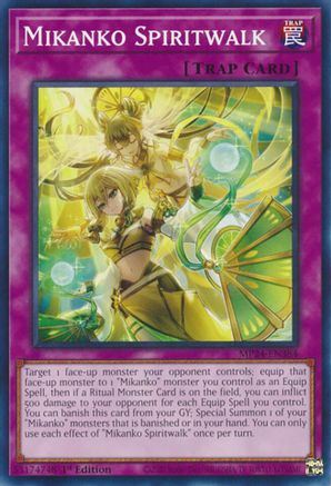 Mikanko Spiritwalk (MP24-EN384) - 25th Anniversary Tin: Dueling Mirrors 1st Edition - Premium Yugioh Single from Konami - Just $0.25! Shop now at Game Crave Tournament Store