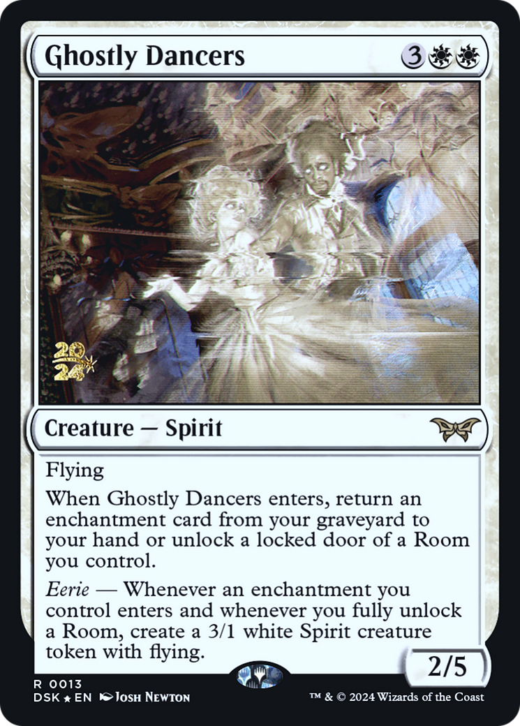 Ghostly Dancers (PDSK-13S) - Duskmourn: House of Horror Promos Foil - Premium MTG Single from Wizards of the Coast - Just $0.55! Shop now at Game Crave Tournament Store