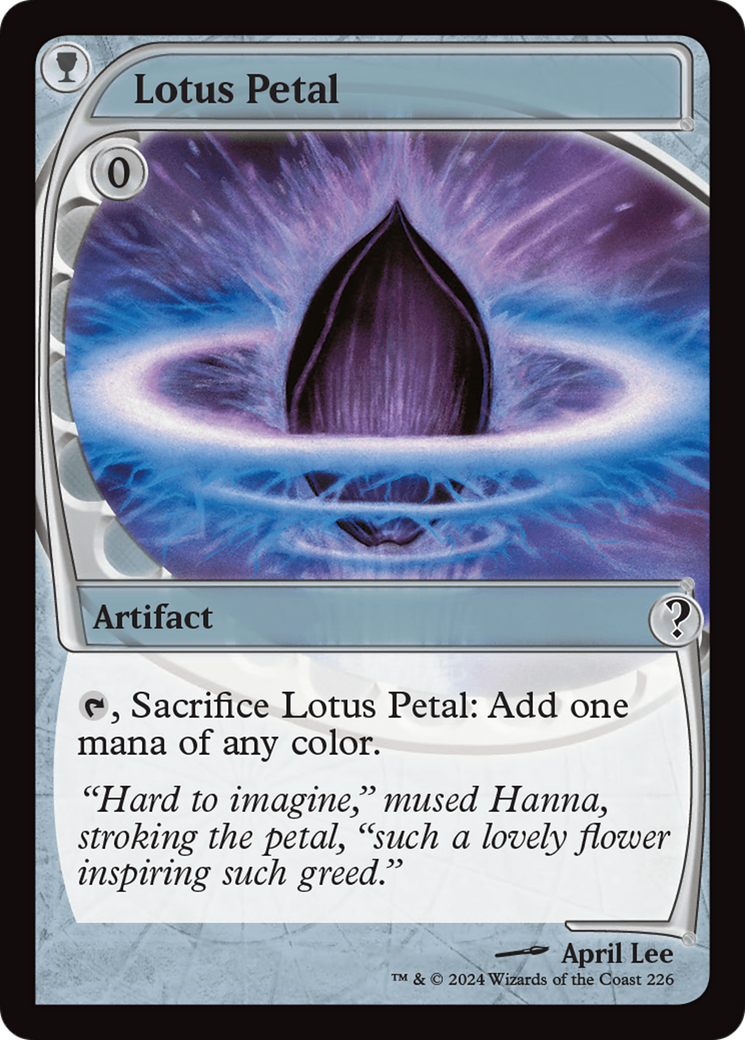 Lotus Petal (MB2-226) - Mystery Booster 2 Foil - Premium MTG Single from Wizards of the Coast - Just $100.01! Shop now at Game Crave Tournament Store
