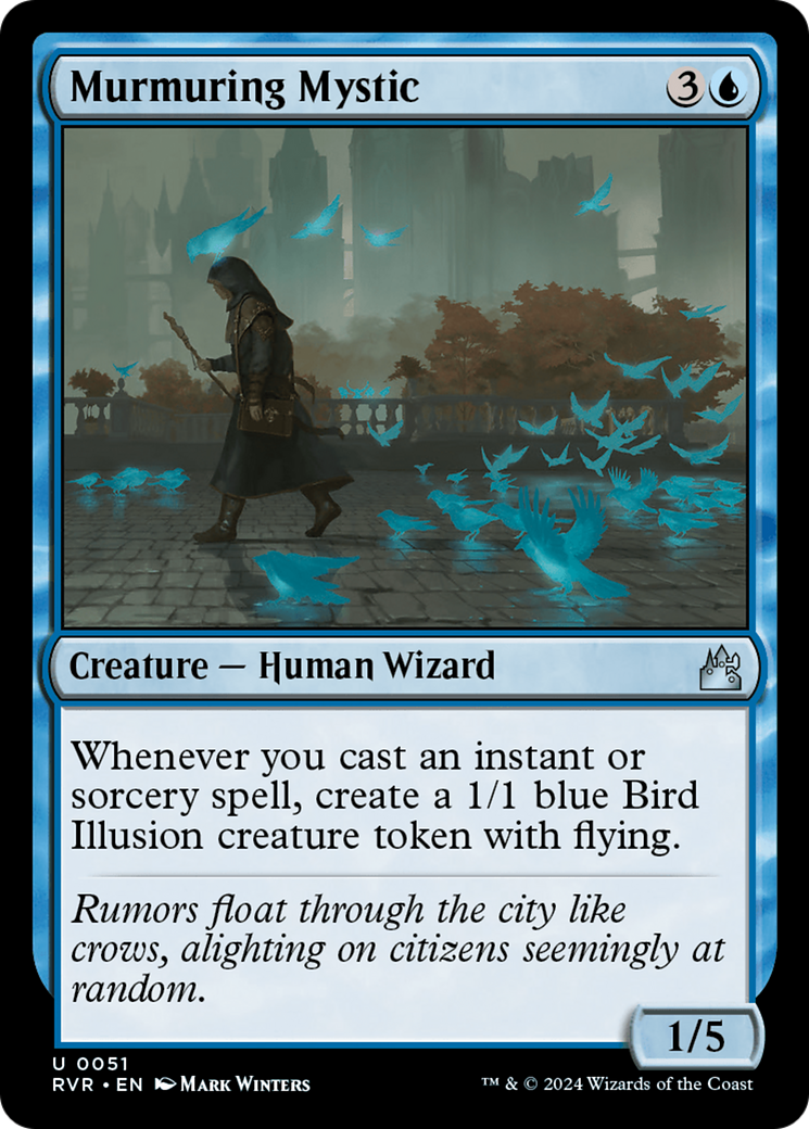 Murmuring Mystic (RVR-051) - Ravnica Remastered - Premium MTG Single from Wizards of the Coast - Just $0.32! Shop now at Game Crave Tournament Store
