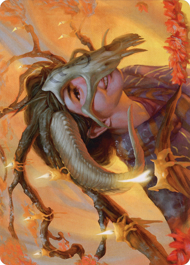 Hedgewitch's Mask // Hedgewitch's Mask (AMID-017) - Midnight Hunt Art Series (Borderless) Foil - Premium MTG Single from Wizards of the Coast - Just $0! Shop now at Game Crave Tournament Store