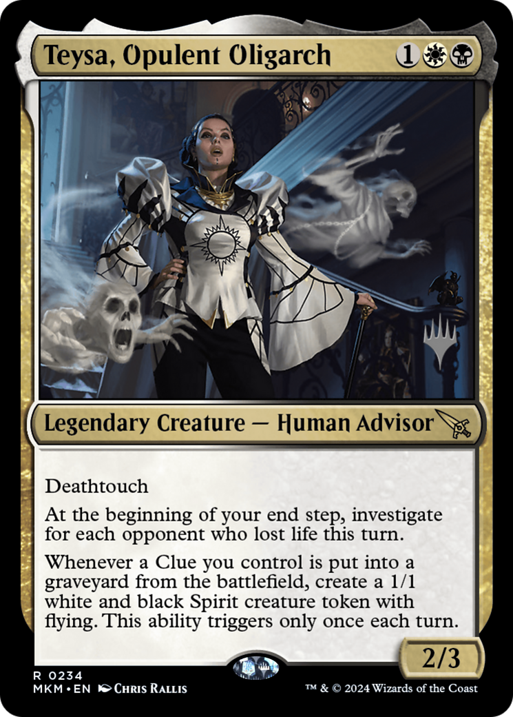 Teysa, Opulent Oligarch (PMKM-234P) - Murders at Karlov Manor Promos - Premium MTG Single from Wizards of the Coast - Just $0.26! Shop now at Game Crave Tournament Store