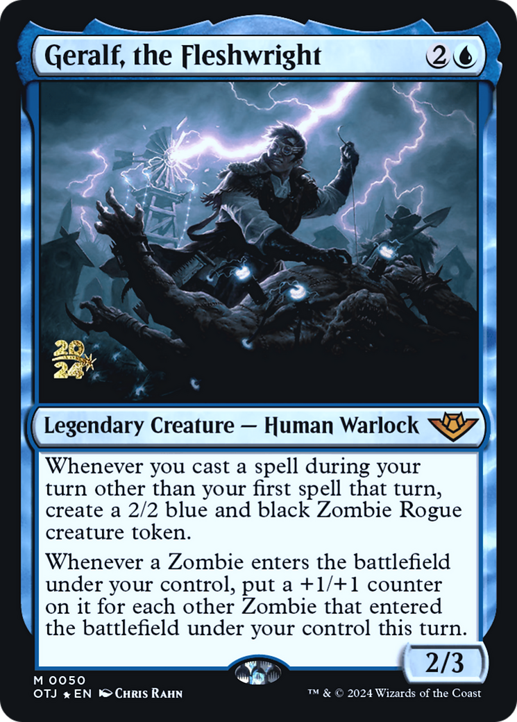 Geralf, the Fleshwright (POTJ-50S) - Outlaws of Thunder Junction Promos Foil - Premium MTG Single from Wizards of the Coast - Just $3.44! Shop now at Game Crave Tournament Store