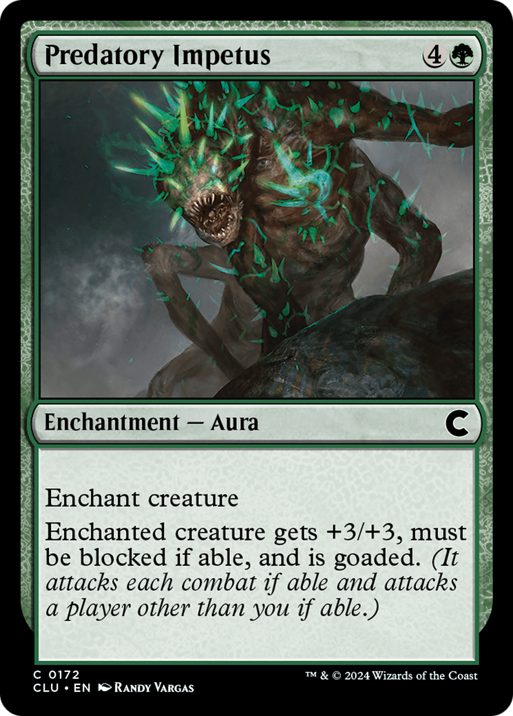 Predatory Impetus (CLU-172) - Ravnica: Clue Edition - Premium MTG Single from Wizards of the Coast - Just $0.26! Shop now at Game Crave Tournament Store