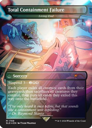 Total Containment Failure - Living End (Rainbow Foil) (SLD-1769) - Secret Lair Drop Series Foil - Premium MTG Single from Wizards of the Coast - Just $0.92! Shop now at Game Crave Tournament Store