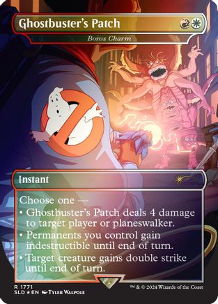 Ghostbuster's Patch - Boros Charm (Rainbow Foil) (SLD-1771) - Secret Lair Drop Series Foil - Premium MTG Single from Wizards of the Coast - Just $2.37! Shop now at Game Crave Tournament Store