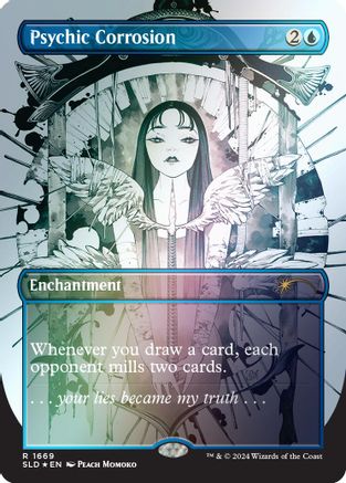 Psychic Corrosion (Rainbow Foil) (SLD-1669) - Secret Lair Drop Series Foil - Premium MTG Single from Wizards of the Coast - Just $4! Shop now at Game Crave Tournament Store