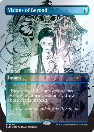 Visions of Beyond (Rainbow Foil) (SLD-1670) - Secret Lair Drop Series Foil - Premium MTG Single from Wizards of the Coast - Just $4.09! Shop now at Game Crave Tournament Store