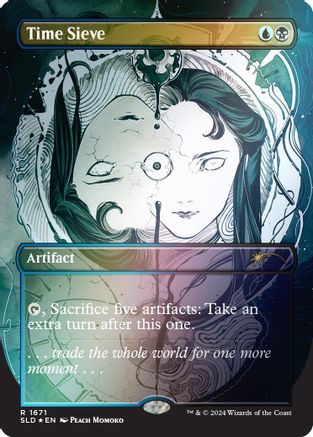 Time Sieve (Rainbow Foil) (SLD-1671) - Secret Lair Drop Series Foil - Premium MTG Single from Wizards of the Coast - Just $5.63! Shop now at Game Crave Tournament Store