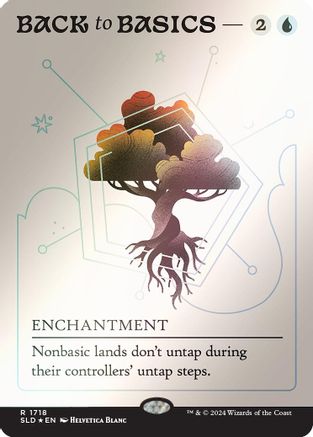 Back to Basics (Rainbow Foil) (SLD-1718) - Secret Lair Drop Series Foil - Premium MTG Single from Wizards of the Coast - Just $2.30! Shop now at Game Crave Tournament Store