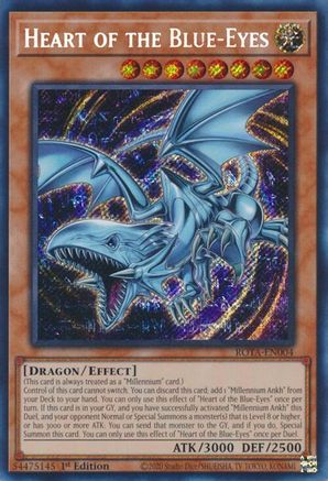 Heart of the Blue-Eyes (ROTA-EN004) - Rage of the Abyss 1st Edition - Premium Yugioh Single from Konami - Just $7.66! Shop now at Game Crave Tournament Store