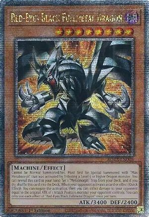 Red-Eyes Black Fullmetal Dragon (Quarter Century Secret Rare) (ROTA-EN005) - Rage of the Abyss 1st Edition - Premium Yugioh Single from Konami - Just $59.46! Shop now at Game Crave Tournament Store