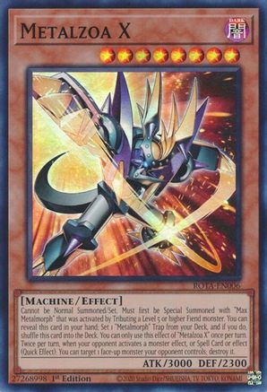 Metalzoa X (ROTA-EN006) - Rage of the Abyss 1st Edition - Premium Yugioh Single from Konami - Just $0.25! Shop now at Game Crave Tournament Store