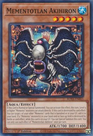 Mementotlan Akihiron (ROTA-EN015) - Rage of the Abyss 1st Edition - Premium Yugioh Single from Konami - Just $0.25! Shop now at Game Crave Tournament Store