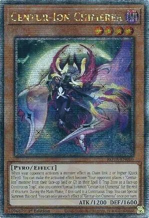 Centur-Ion Chimerea (Quarter Century Secret Rare) (ROTA-EN016) - Rage of the Abyss 1st Edition - Premium Yugioh Single from Konami - Just $5.69! Shop now at Game Crave Tournament Store