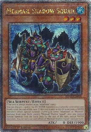 Mermail Shadow Squad (Quarter Century Secret Rare) (ROTA-EN018) - Rage of the Abyss 1st Edition - Premium Yugioh Single from Konami - Just $56.50! Shop now at Game Crave Tournament Store