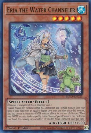 Eria the Water Channeler (ROTA-EN023) - Rage of the Abyss 1st Edition - Premium Yugioh Single from Konami - Just $0.34! Shop now at Game Crave Tournament Store