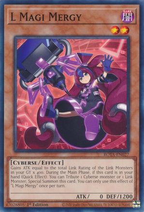 L Magi Mergy (ROTA-EN027) - Rage of the Abyss 1st Edition - Premium Yugioh Single from Konami - Just $0.25! Shop now at Game Crave Tournament Store