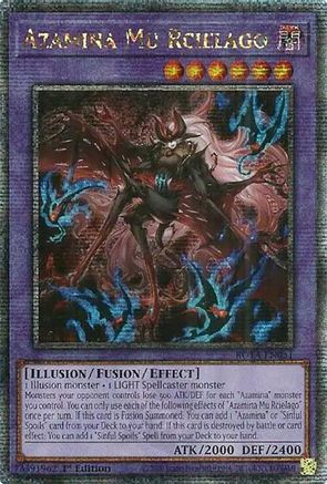 Azamina Mu Rcielago (Quarter Century Secret Rare) (ROTA-EN031) - Rage of the Abyss 1st Edition - Premium Yugioh Single from Konami - Just $65.30! Shop now at Game Crave Tournament Store