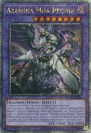 Azamina Moa Regina (Quarter Century Secret Rare) (ROTA-EN033) - Rage of the Abyss 1st Edition - Premium Yugioh Single from Konami - Just $29.92! Shop now at Game Crave Tournament Store