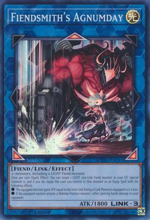 Fiendsmith's Agnumday (ROTA-EN045) - Rage of the Abyss 1st Edition - Premium Yugioh Single from Konami - Just $0.25! Shop now at Game Crave Tournament Store