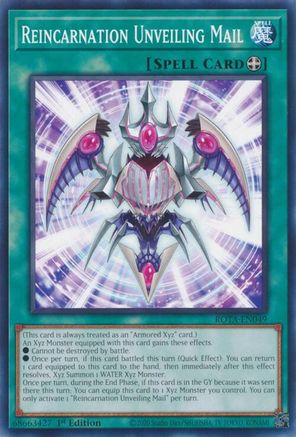 Reincarnation Unveiling Mail (ROTA-EN049) - Rage of the Abyss 1st Edition - Premium Yugioh Single from Konami - Just $0.25! Shop now at Game Crave Tournament Store