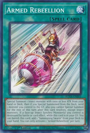 Armed Rebeellion (ROTA-EN051) - Rage of the Abyss 1st Edition - Premium Yugioh Single from Konami - Just $0.25! Shop now at Game Crave Tournament Store