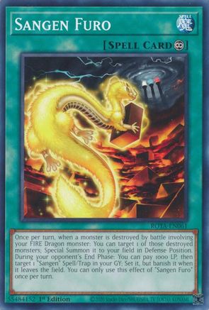 Sangen Furo (ROTA-EN061) - Rage of the Abyss 1st Edition - Premium Yugioh Single from Konami - Just $0.25! Shop now at Game Crave Tournament Store