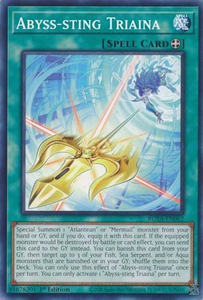 Abyss-sting Triaina (ROTA-EN062) - Rage of the Abyss 1st Edition - Premium Yugioh Single from Konami - Just $0.25! Shop now at Game Crave Tournament Store