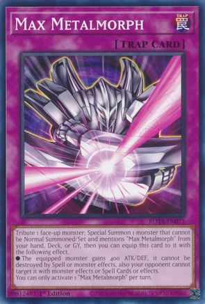 Max Metalmorph (ROTA-EN071) - Rage of the Abyss 1st Edition - Premium Yugioh Single from Konami - Just $0.25! Shop now at Game Crave Tournament Store