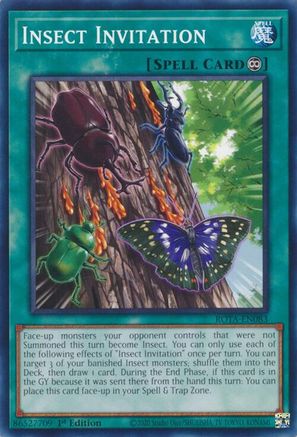 Insect Invitation (ROTA-EN083) - Rage of the Abyss 1st Edition - Premium Yugioh Single from Konami - Just $0.25! Shop now at Game Crave Tournament Store